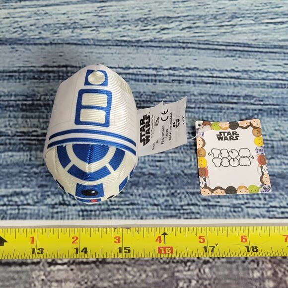Walt Disney Star Wars TSUM TSUM R2-D2 DROID 3.5"Plush with tags - Picture 2 of 5